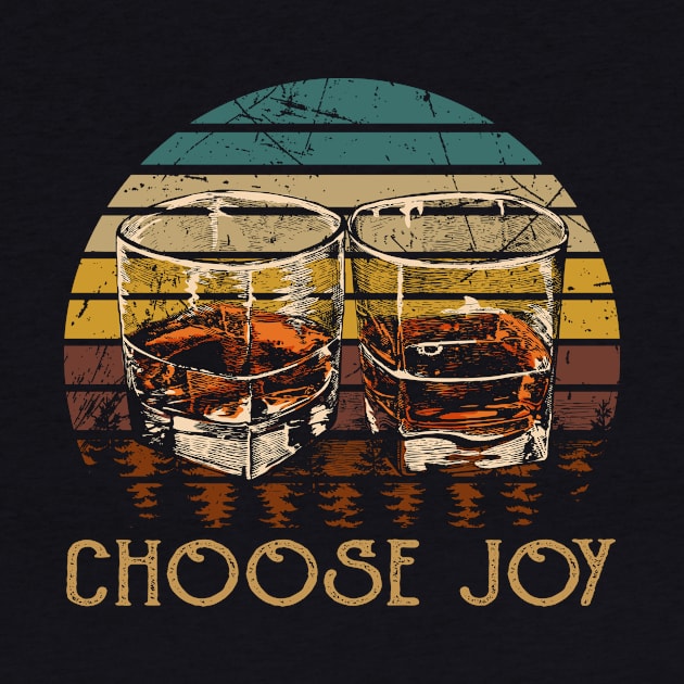 Choose Joy Whisky Mug by Beard Art eye